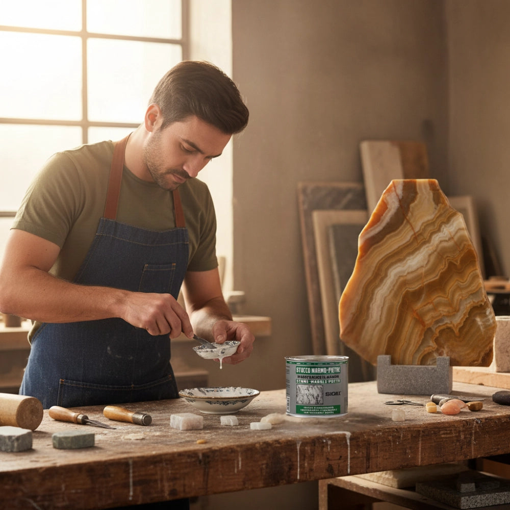Stucco marmo pietre per riparazioni e ricostruzioni 500 ml