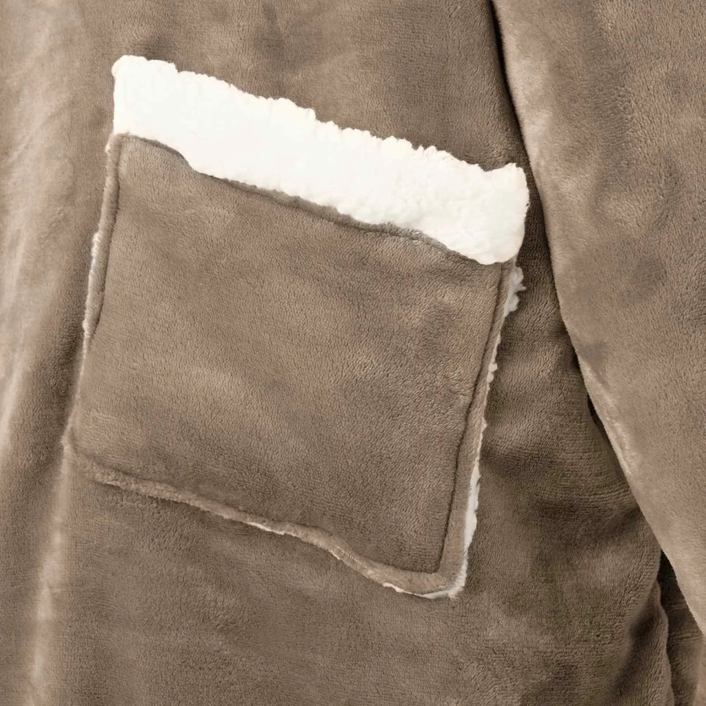 Felpa coperta Cammello L Pile e Flanella 42017188