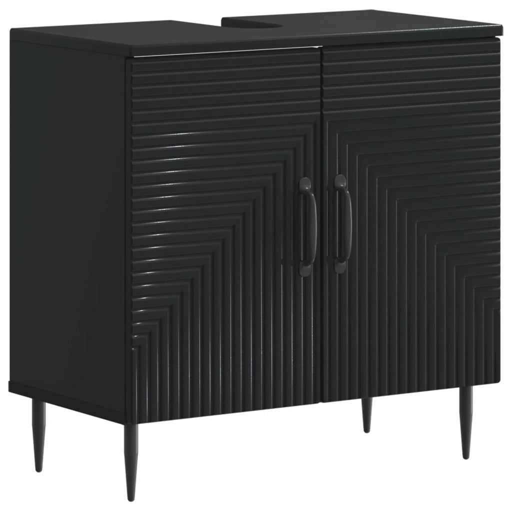 Set di Armadi da Bagno da 2 Pezzi HAARLEM Nero 3417613