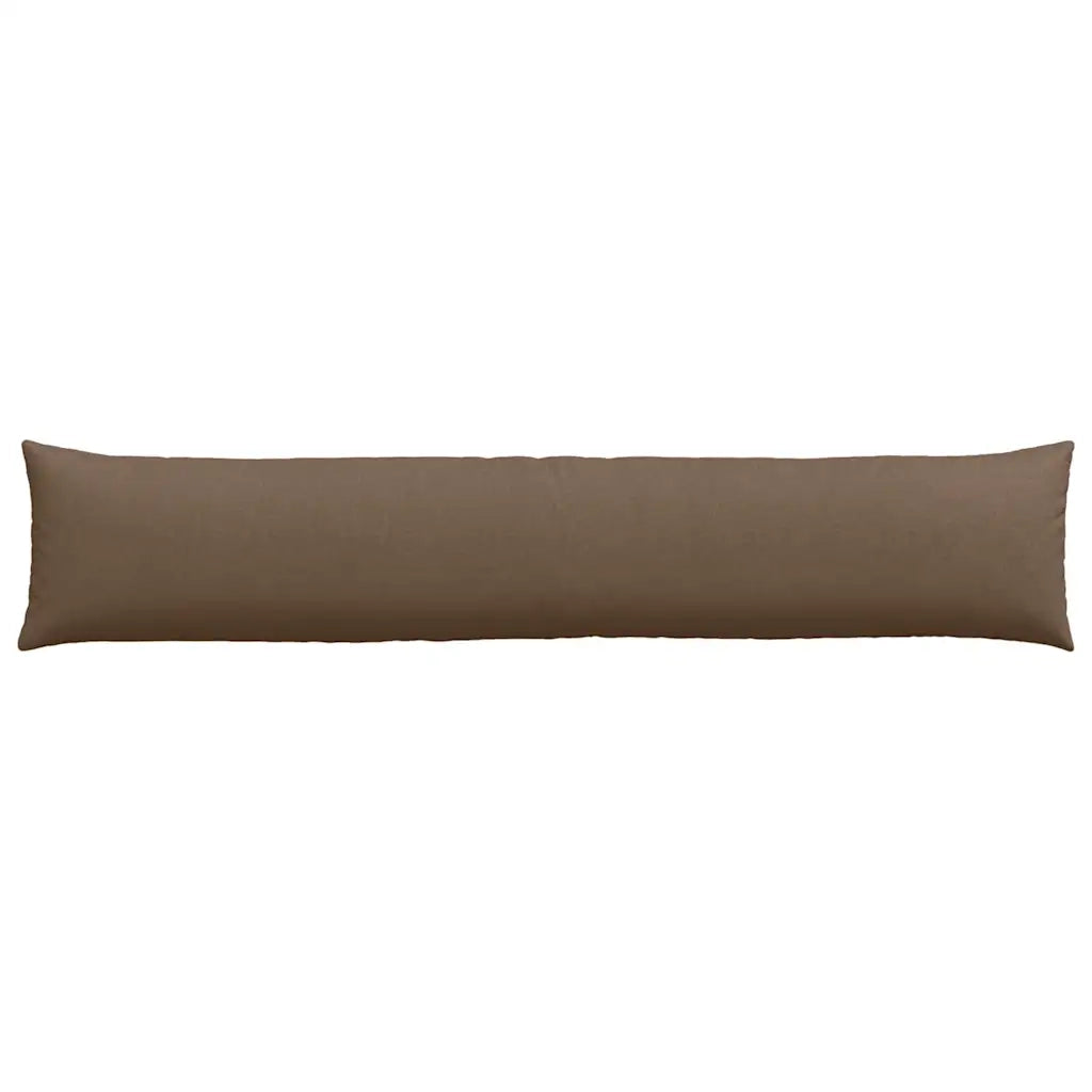 Cuscini da Divano 2 pz-Set di 2 Cuscini per Sofa Marrone 200 x 40 cm Tessuto