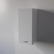 Pensile Cucina  in Legno Nobilitato Bianco, Mobile Alto con 1 Anta, Pensile Componibile Moderno Made in Italy (H72XL30XP33cm)