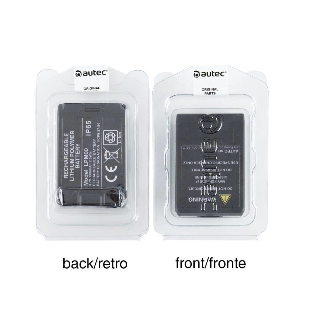 Batteria originale Autec litio 3,7V R0BATT00E13A0 LPM00