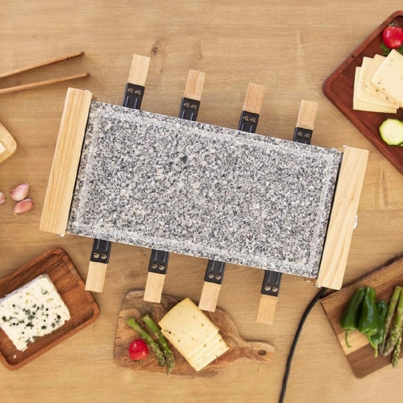 CECOTEC 03101 - Raclette Cheese&Grill 8600 Wood AllStone
