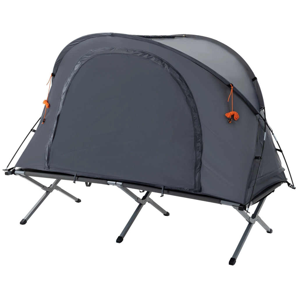 Letto da campeggio 3 in 1 con materasso gonfiabile ¨C Minimal ¨C Grigio
