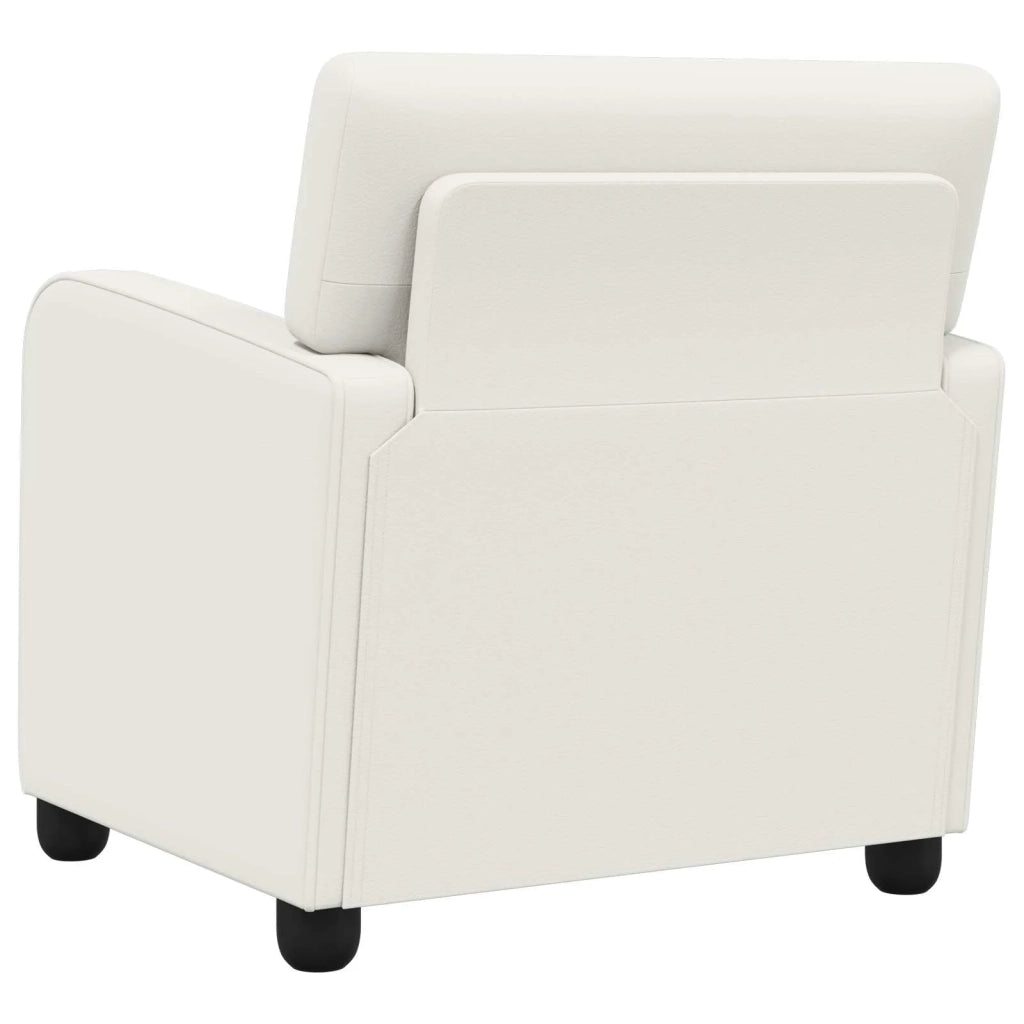 Poltrona Bianco Similpelle 42043434