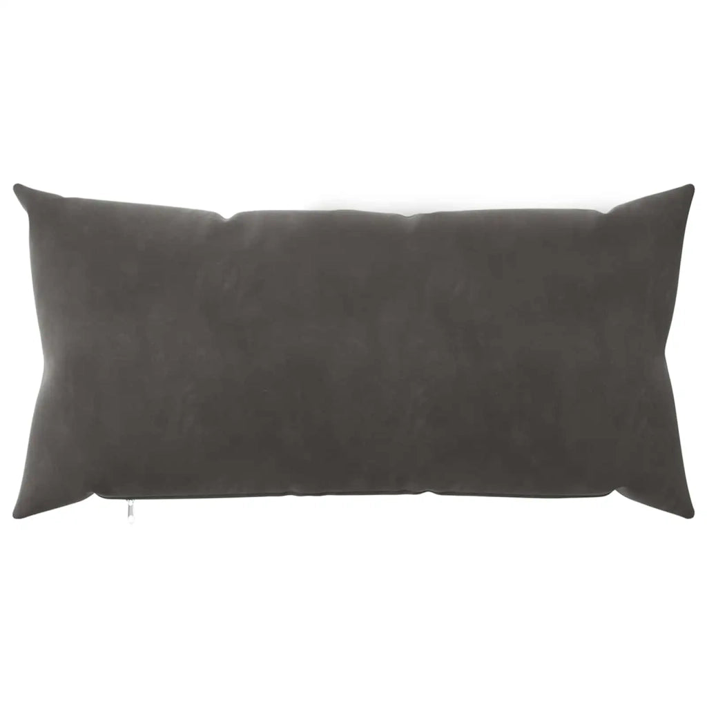 Federa 2 pcs HEERLEN Grigio Scuro 40 x 70 cm Velluto 909475