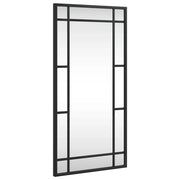Specchio da Parete | Specchio decorativo Nero 30x60 cm Rettangolare in Ferro