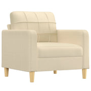Poltrona | Sedia Relax Crema 60 cm in Tessuto