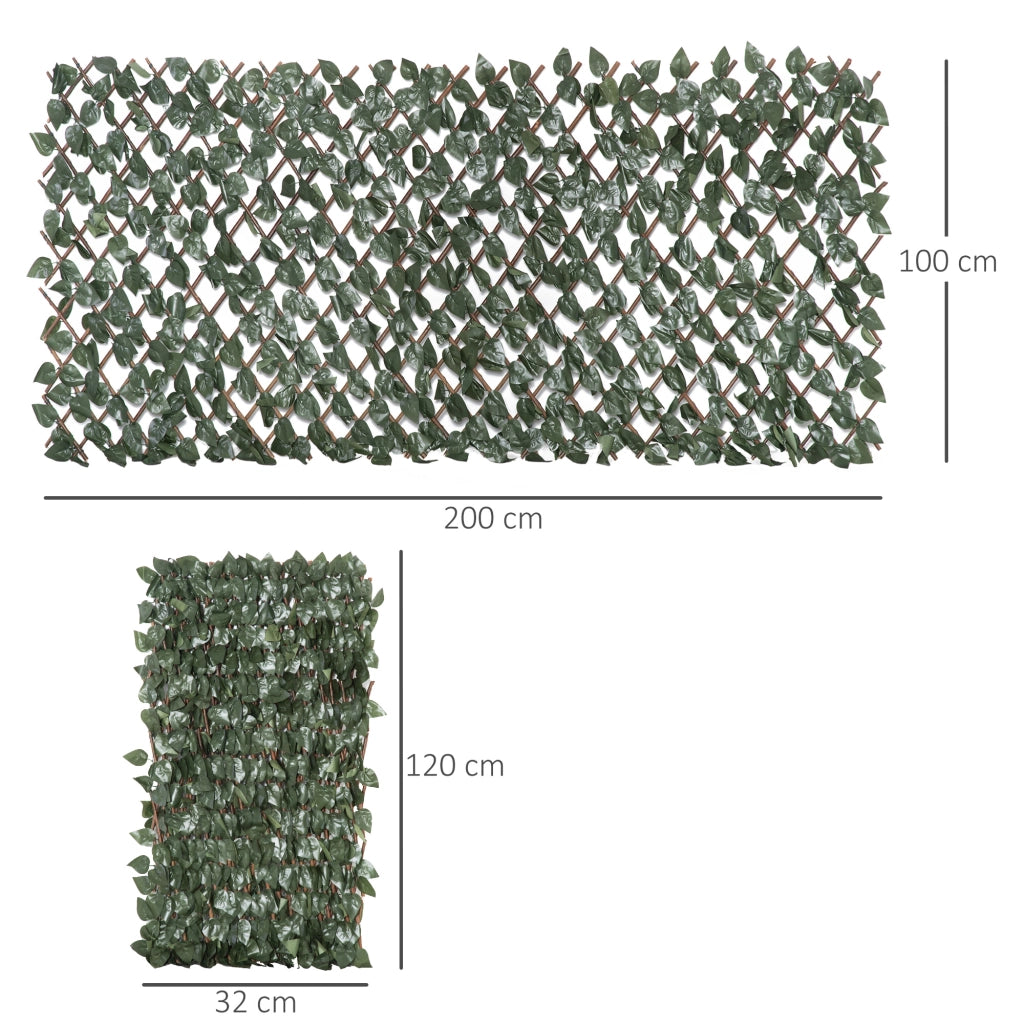 Siepe Artificiale per Balcone ¨C zephmum ¨C Verde 200x100cm