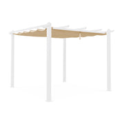 Telone per pergola condate  in poliestere  3x3 m, beige