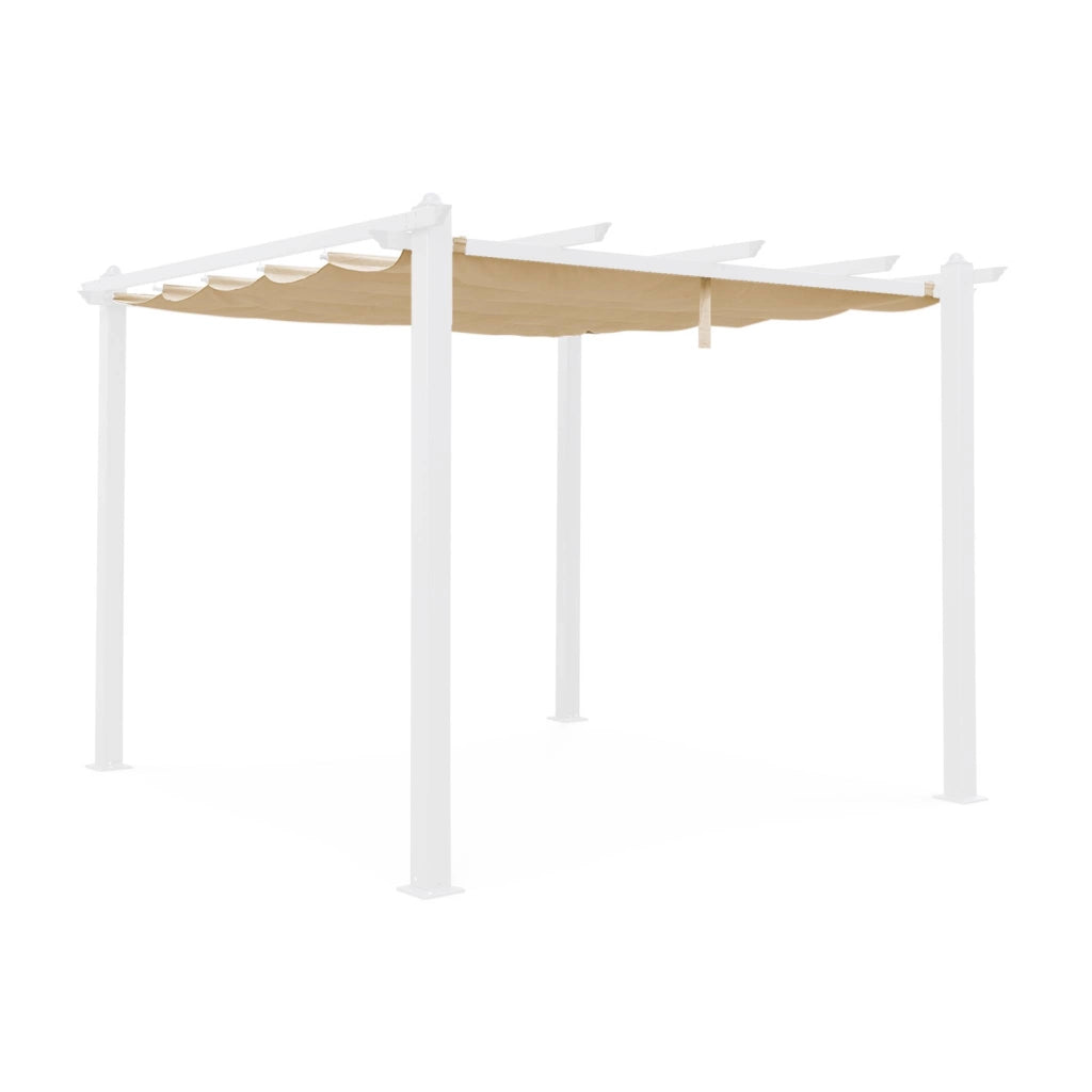 Telone per pergola condate  in poliestere  3x3 m, beige