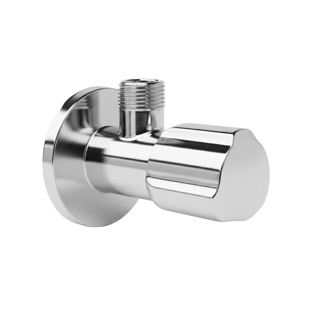 Valvola Ad Angolo 02 1/2" X 3/8" Chrome