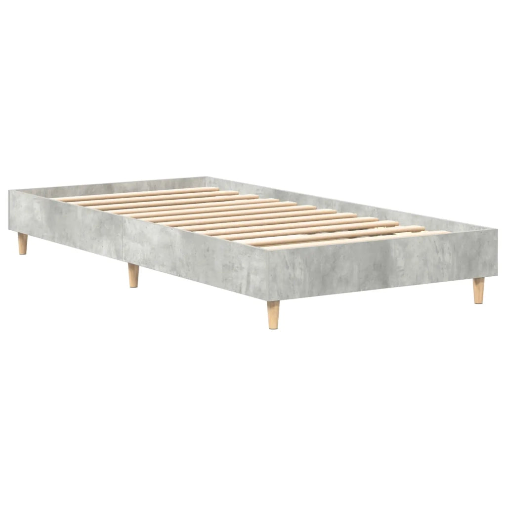 Struttura del letto-Giroletto Grigio Cemento 80 x 200 cm 180228