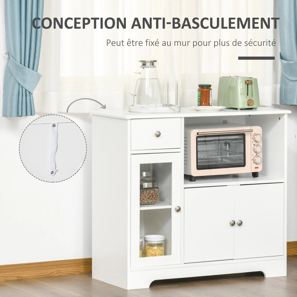 Armadio da cucina ¨C Minimal ¨C bianco 90x40x82 cm