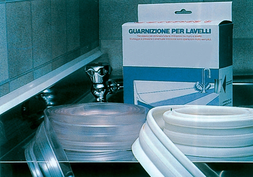 GUARNIZIONE PER LAVELLO ROTOLO 25 M BIANCO**- 25,0 ml