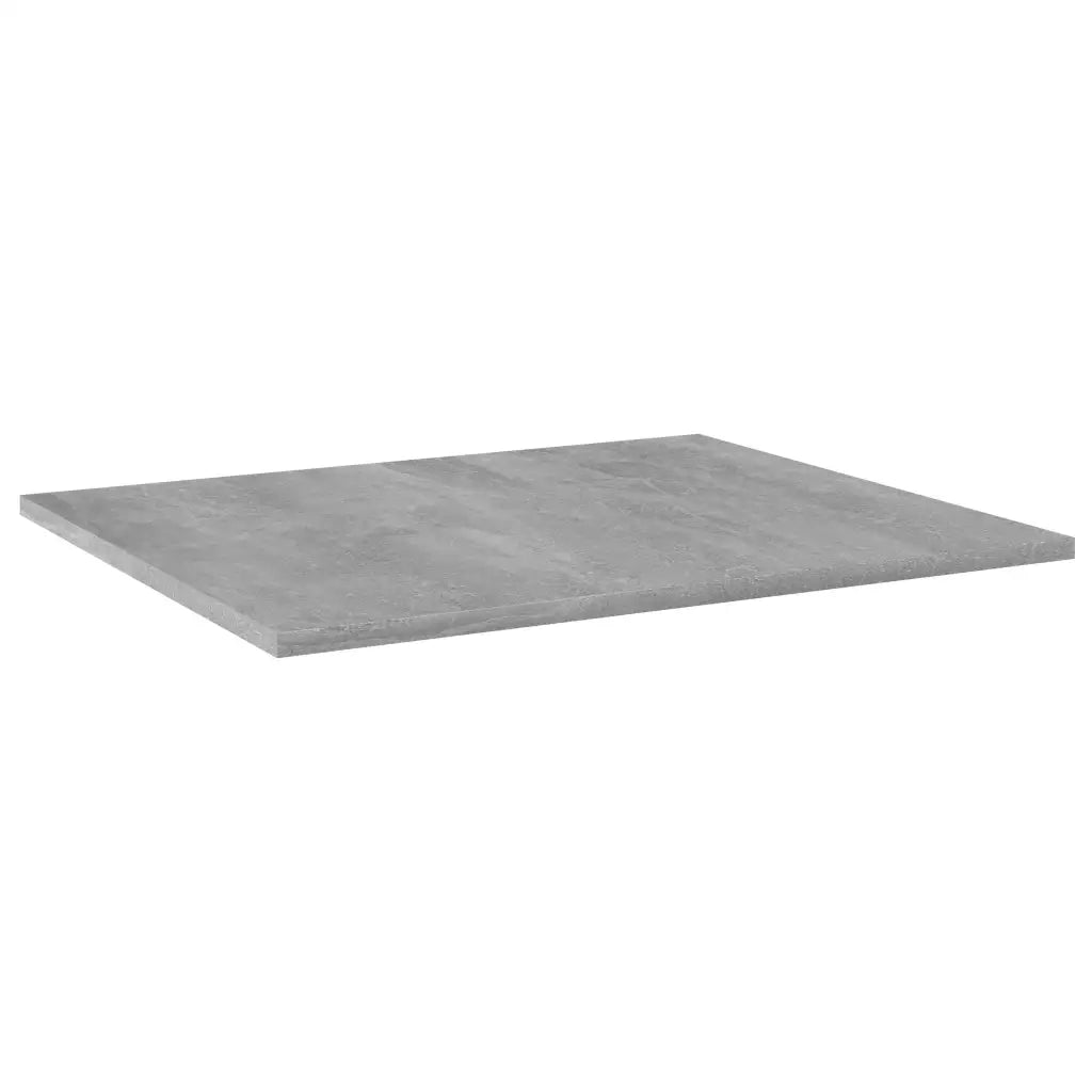 Ripiani per Libreria 4pz Grigio Cemento 60x50x1,5cm Multistrato 805274