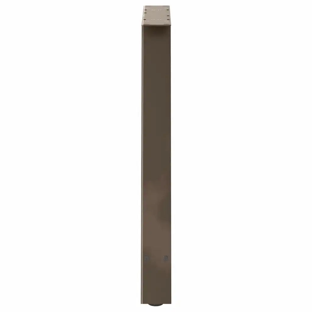 Gambe per tavolo da pranzo a forma di A 2 pz 80x(72-73) cm in acciaio 4012859