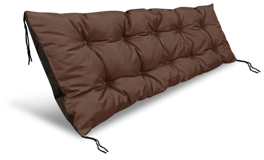 AIO FACTORY Cuscino da giardino impermeabile marrone 120x40 cm per panca in pallet