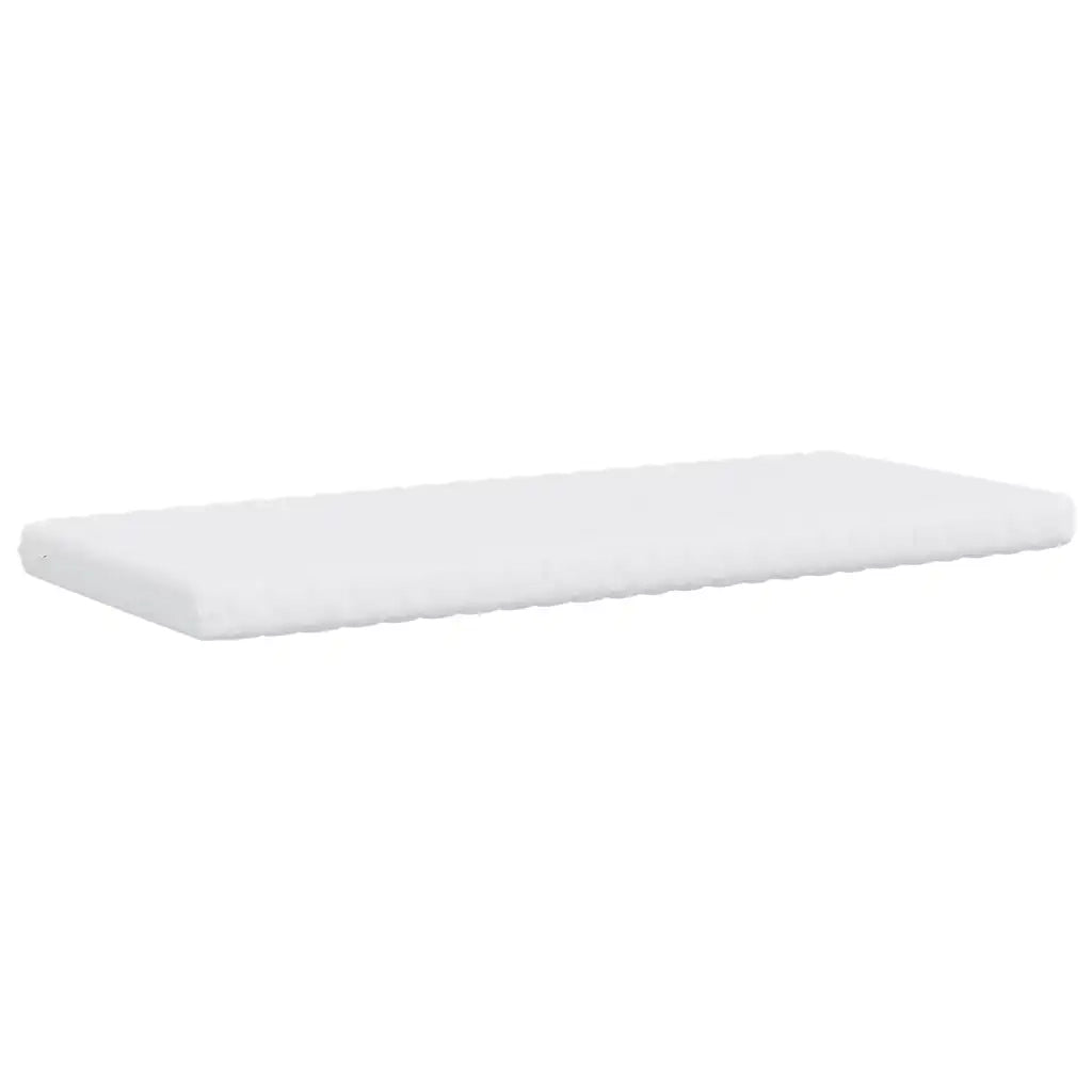 Materasso in Schiuma-Materasso per Letto Bianco 80x220 cm 7 Zone Durezza 20 ILD
