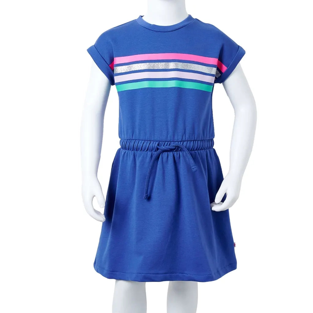 Abito per Bambini con Coulisse Blu Cobalto 104 11120