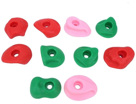 Attrezzi per arrampicata per bambini - Grande - Materiale resistente al trascinamento - Comodo da utilizzare - 10 pezzi