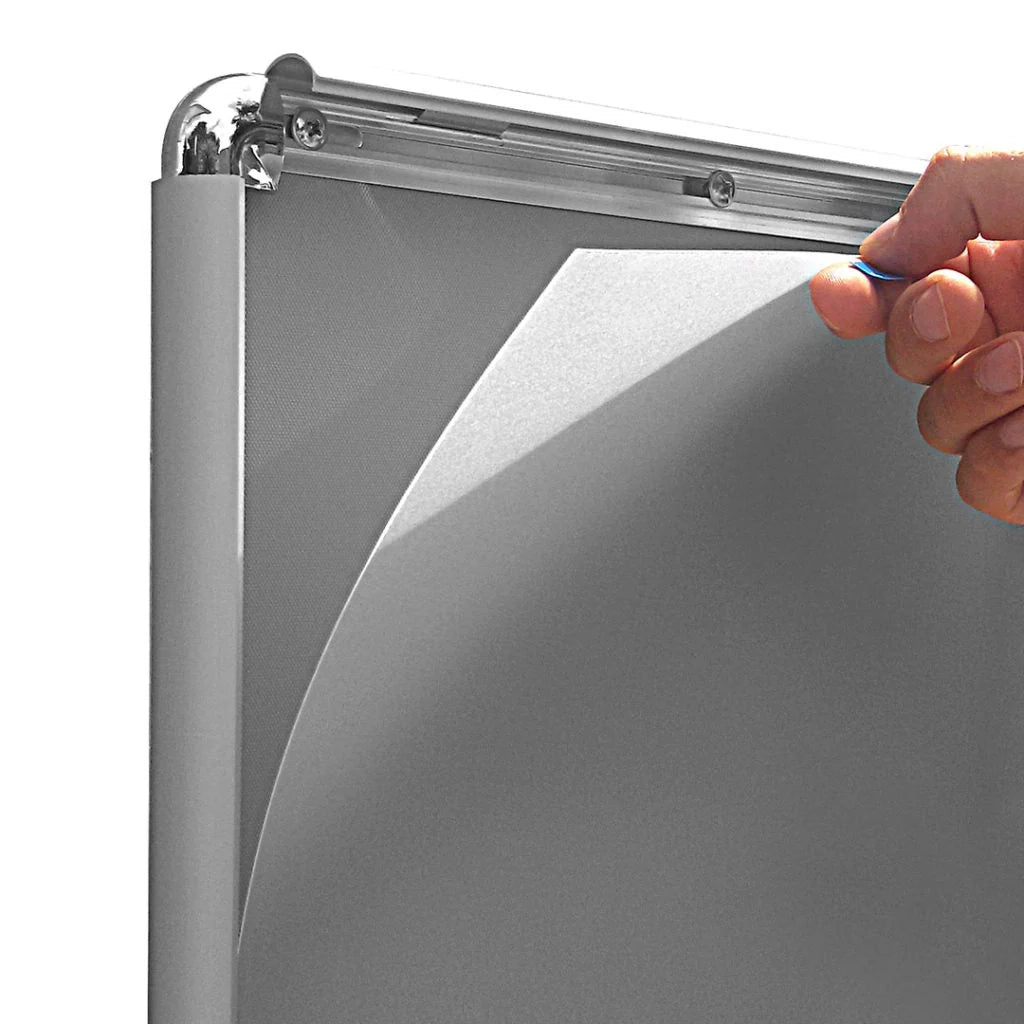 Porta Comunicazioni con cornice 70 x 100 linea Q System NERO - Monofacciale