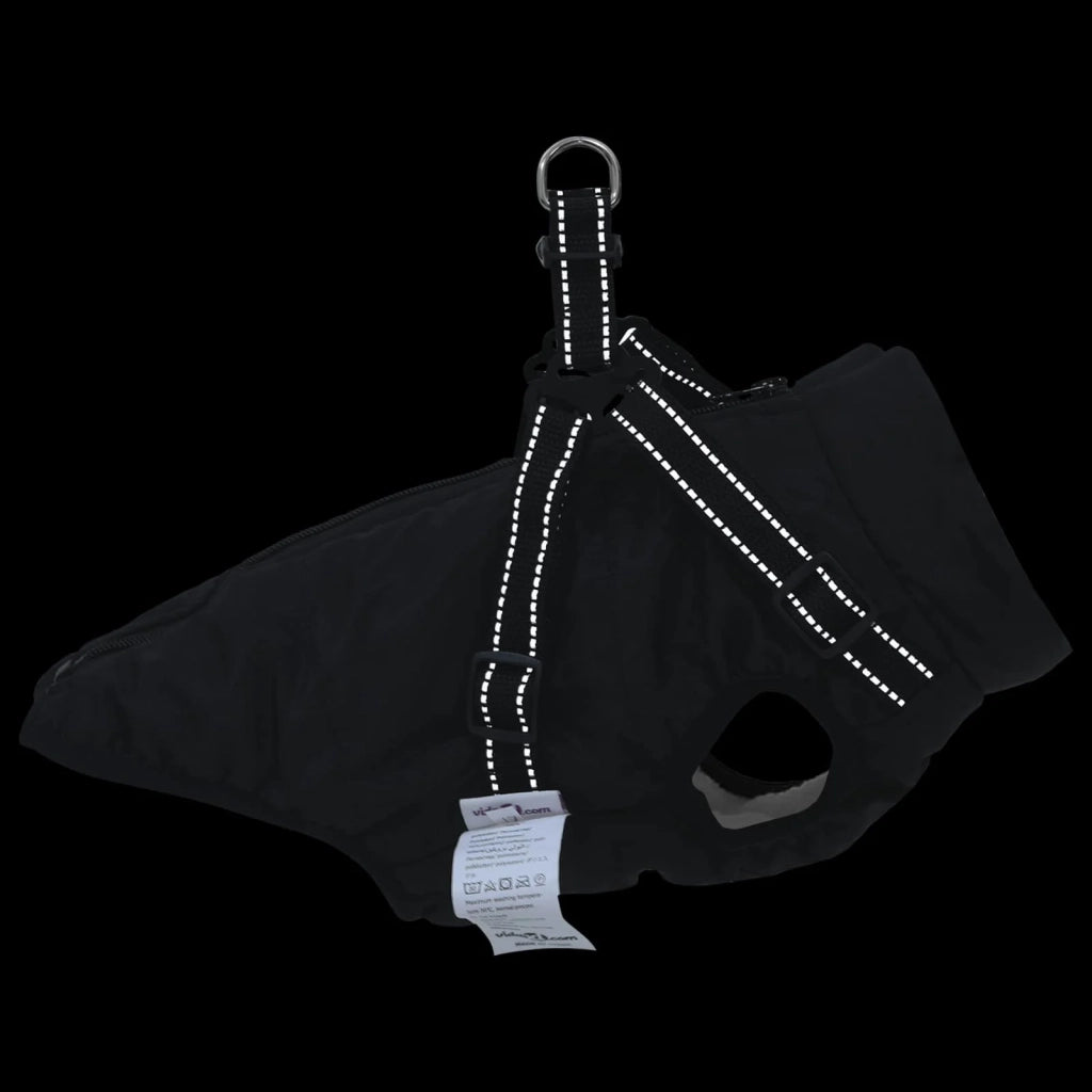 Cappotto per Cani Nero L28 Pile e Poliestere CFW9692964