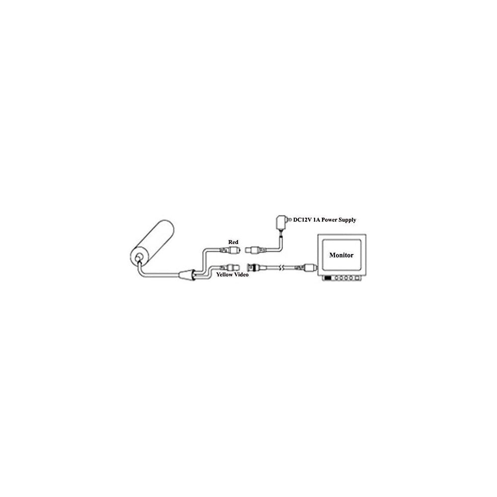 Trade Shop - Mini Micro Telecamera Camera Cam Spia Spy A Colori Audio Con Microfono Vite -