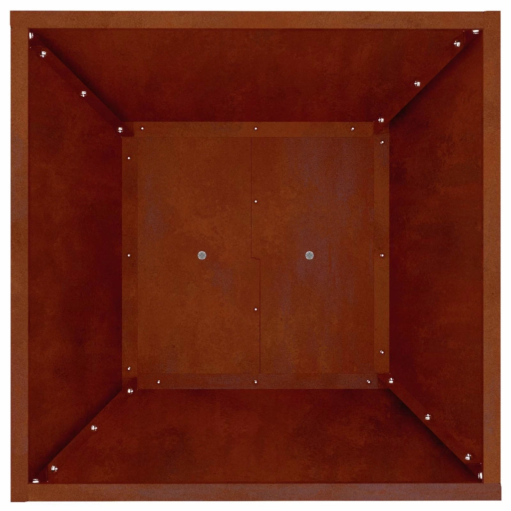 Vaso a Pilastro 2 pcs Argento 40 x 40 x 100 cm 873865