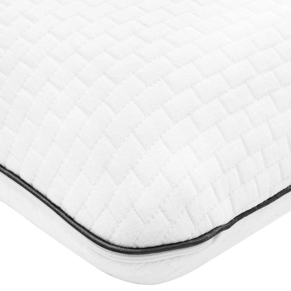Cuscino da Letto Tinta unita Bianco 60 x 40 x 10 cm Schiuma Gel 42020239