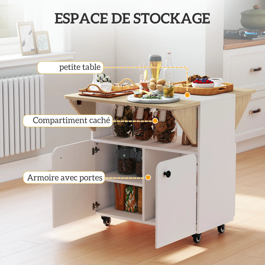 Tavolo da pranzo pieghevole 4 persone con ripiano ¨C zephmum ¨C 70x83x75 bianco