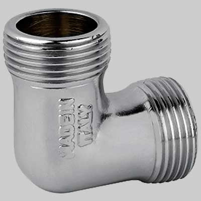 GOMITO MASCHIO/MASCHIO CROMATO  3/8     MADE IN ITALY
