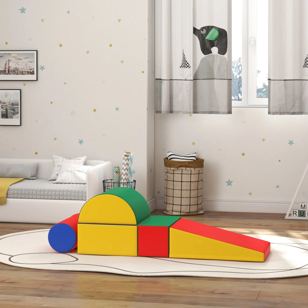 Set 5 Moduli Motricit¨¤ Bambini ¨C Xylo ¨C Schiuma EPE Multicolore