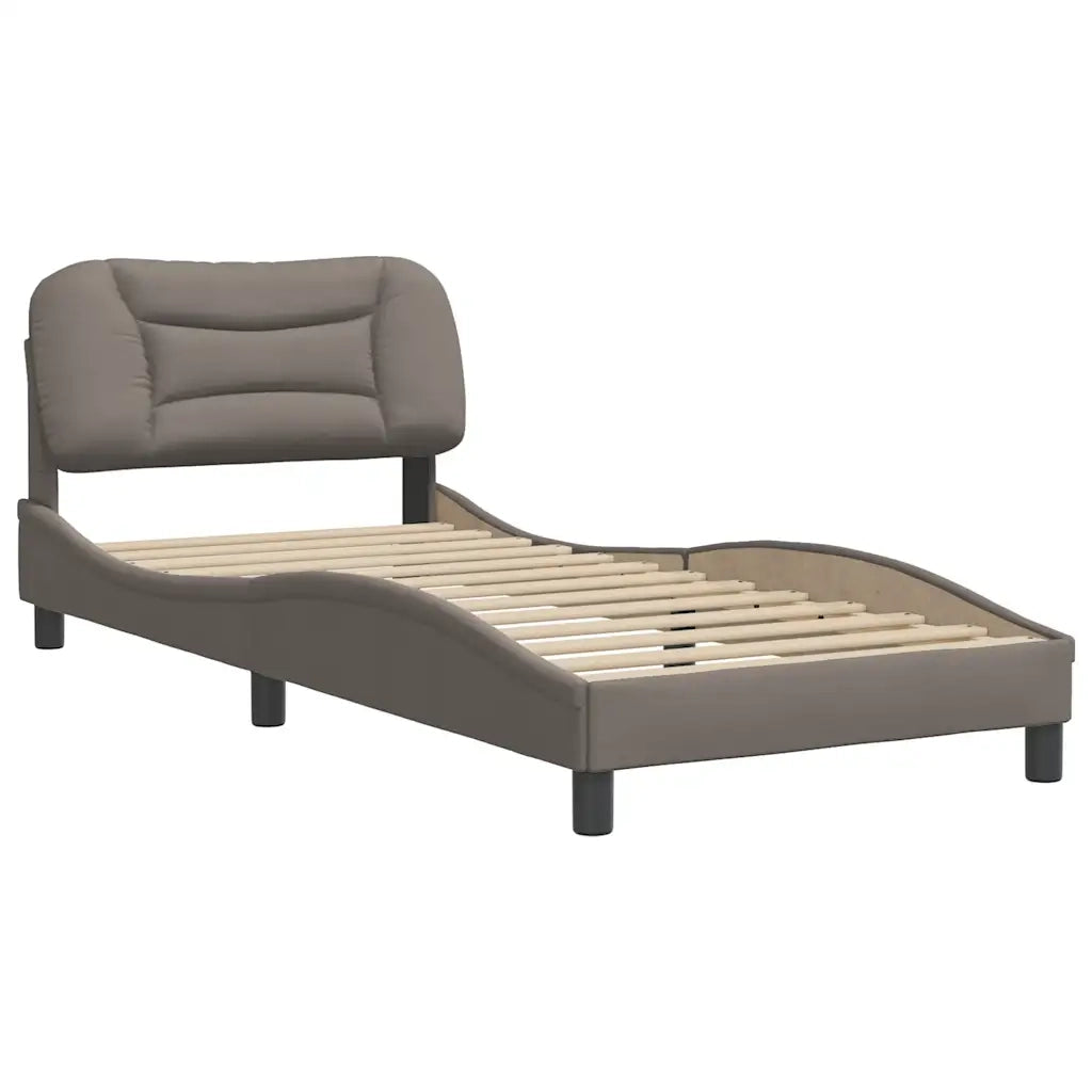 Giroletto senza Materasso Hvar Tortora 90x190 cm Tessuto