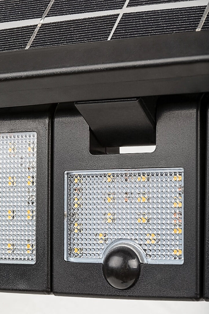 Faretto solare LED 9,6W con sensore Lihull nero Rabalux