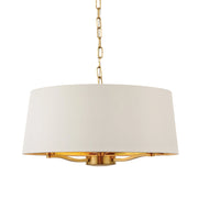 Lampadario Harvey Endon oro satinato bianco 3xE14 40W