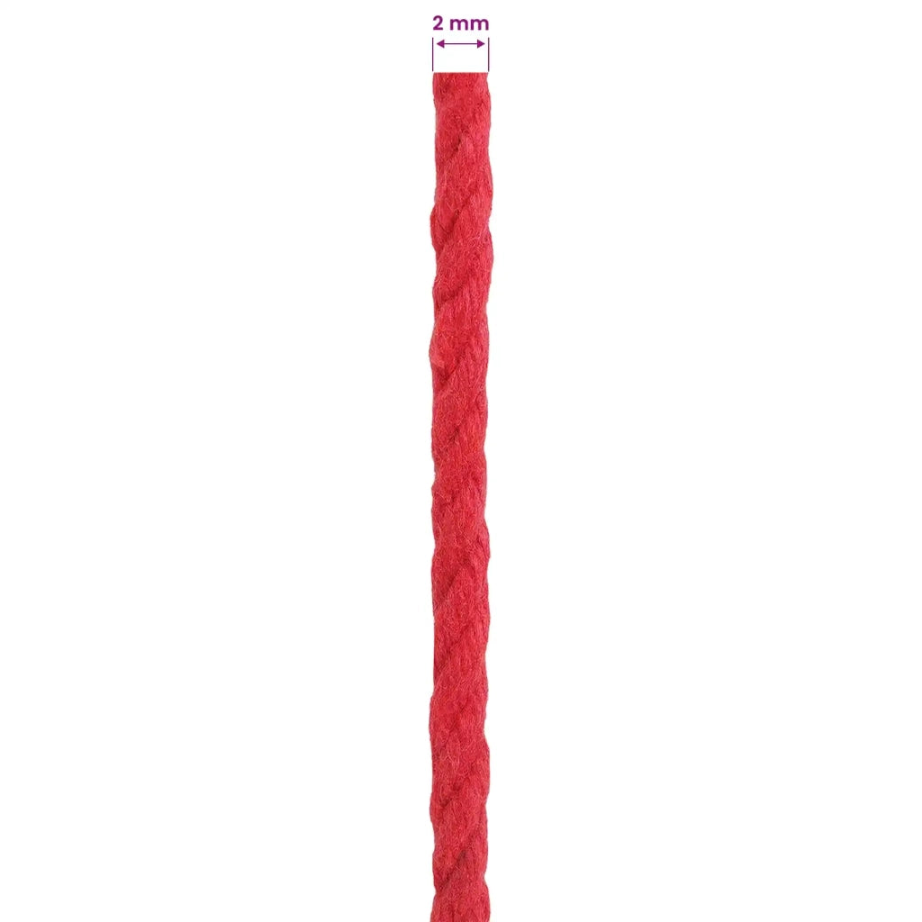 Corda | Fune 10 pz Rosso Cotone