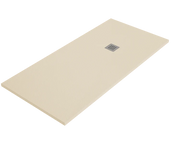 Piatto doccia ARDESIA 80x220 cm Crema griglia in acciaio