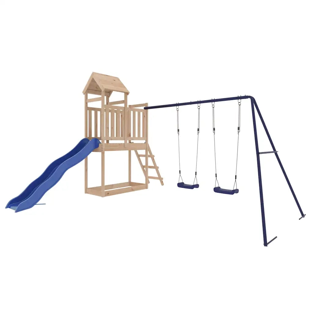 Set da Gioco da Esterno in Legno Massello di Pinocod mxl 78671