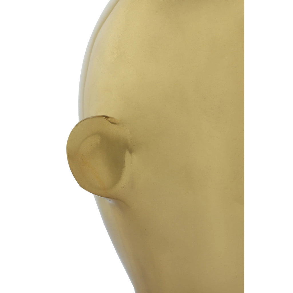 Scultura Phantom 100 in alluminio dorato