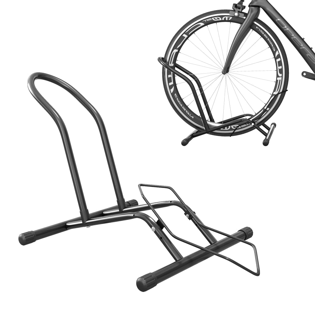 Cavalletto Portabici ¨C Xylo ¨C Acciaio Nero 59x41x38 cm