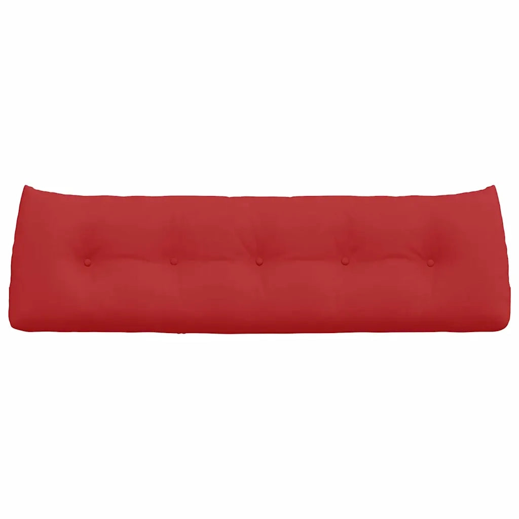 Cuscino per Schiena | Cuscino dorsale Rosso 160 x 24 x 50 cm Tessuto