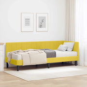 Struttura Letto Angolare con Materasso 2 pcs Giallo Velluto 3393884