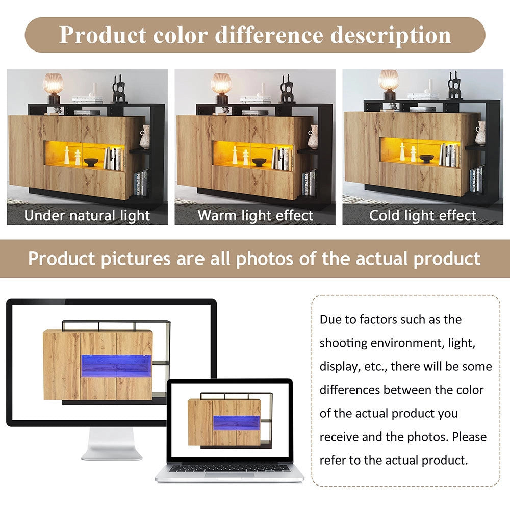 Buffet LED - Xylo - legno MDF Bluetooth comando app