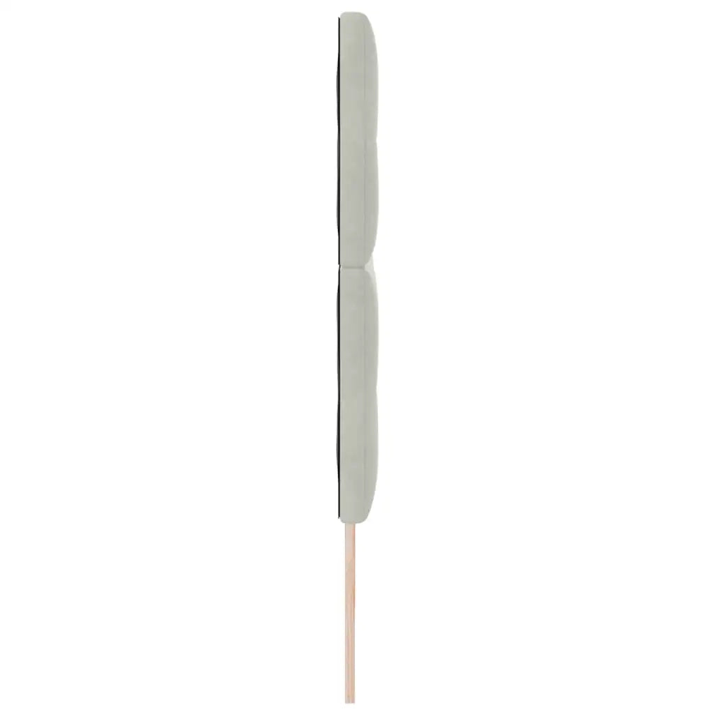 Testiera Grigio chiaro 200 cm Velluto 3337867