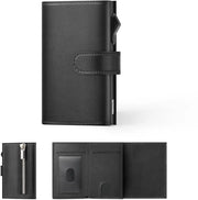 Portafoglio RFID con protezione - Moderno - Nero