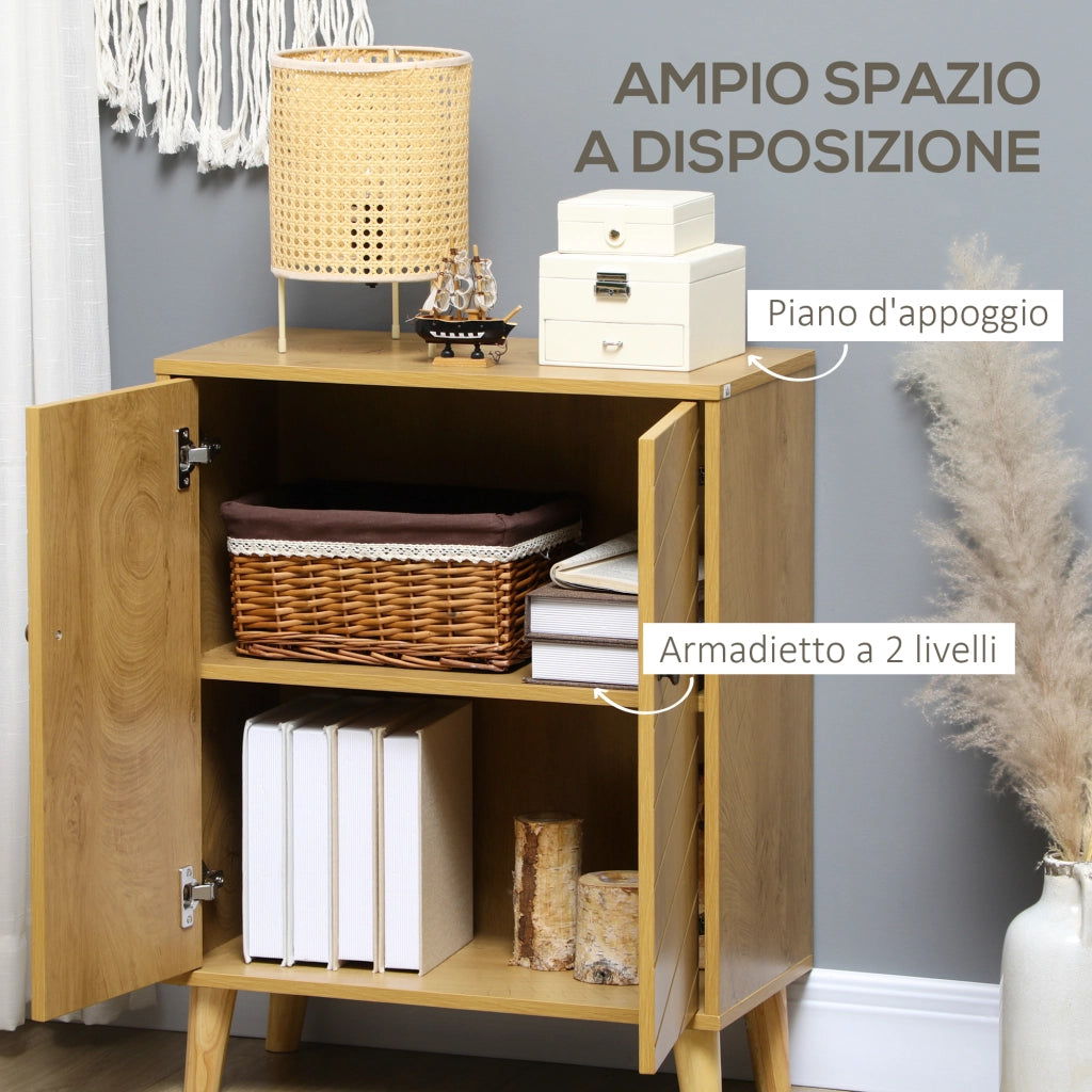 Mobile Multiuso Vintage ¨C Xylo ¨C Legno 2 Ripiani 60x30x76cm