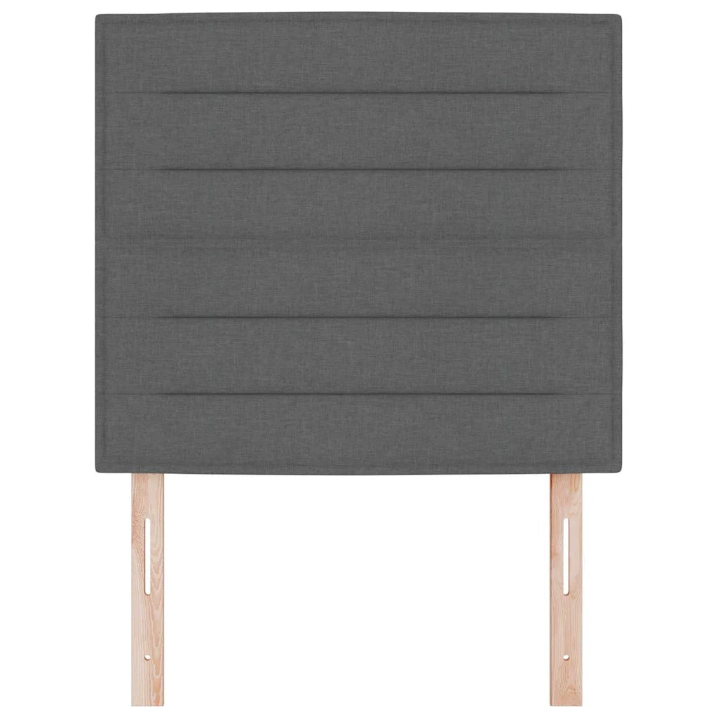 Testiera | Testata Grigio scuro 100 cm Tessuto