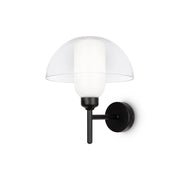 Maytoni applique moderna Memory 1 luce E14 metallo nero vetro
