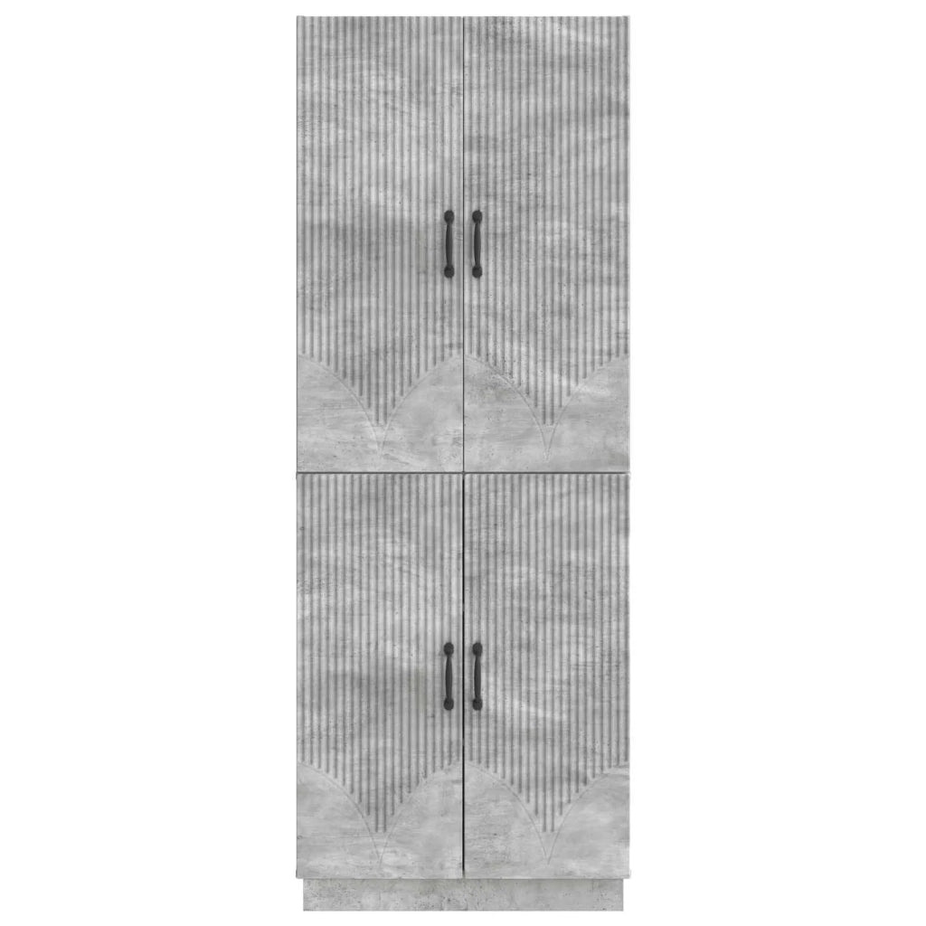 Set di armadi 2 pcs Grigio Cemento Legno ingegnerizzato 3416784